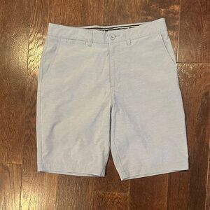johnnie-O Sky Blue Flat Front Shorts